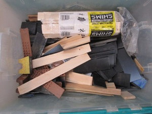 lot 192 image: Shims - mostly plastic...