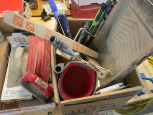 lot 198 image: Painting supplies...