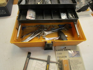 lot 210 image: Jointer  planer wrenches & equipme...