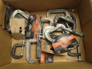 lot 216 image: C-clamps, Twelve...