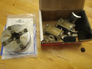 lot 223 image: NOVA wood turning chuck & parts...