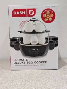 lot 19 image: DASH ULTIMATE DELUXE EGG COOKER