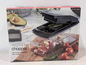 lot 42 image: MIU VEGETABLE CHOPPER WITH INTERCHANGEABLE BLADES