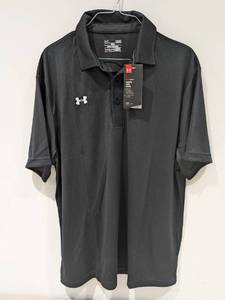 lot 65 image: NEW UNDER ARMOUR LARGE MENS GOLF POLO (BLACK)