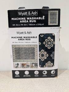 lot 93 image: WYATT & ASH BEATRICE MACHINE WASHABLE AREA RUG