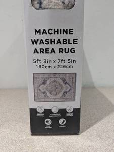 lot 100 image: WYATT & ASH GERALDINE  MACHINE WASHABLE AREA RUG
