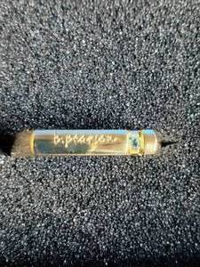 lot 92 image: 14K Gold Over Brass Personalized Name and Simulated Birthstone Stackable Ring - Size 10