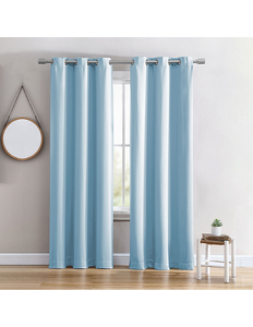 lot 83 image: Swift Home Blackout 40 x 84 Grommet Window Panel - Navy