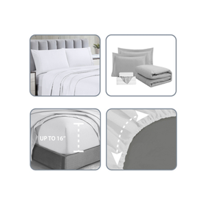 lot 84 image: Swift Home Ultra Soft 8-Pc. Bedding Set - Queen