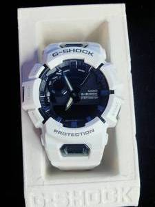 lot 103 image: G-Shock Mens G-Squad Smartphone Link White Resin Smartwatch
