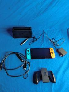 Nintendo Switch System OLED Model with 7" Screen - Blue and Red