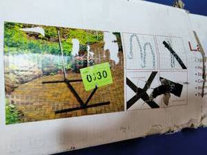lot 124 image: Algoma Rope Hammock, Stand Only