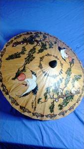 lot 129 image: 32 Vintage Chinese Paper Umbrella