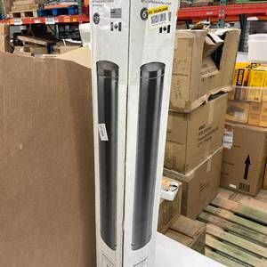 lot 114 image: DuraVent DuraBlack Stove Pipe 6in. Diameter X 48in. Single Wall Black Stove Pipe