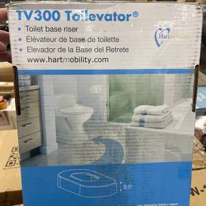 lot 222 image: Toilet Riser in White 500 lbs. Capacity by TOILEVATOR