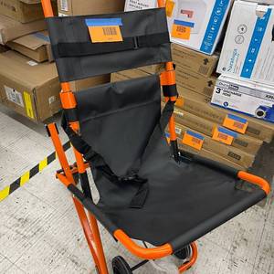 lot 235 image: Stair Wheelchair 350 lbs. Load Capacity Foldable Emergency w 4 Wheels