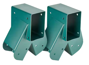 lot 143 image: A-Frame Swing Set Brackets Heavy-Duty Carbon Steel (2-Pieces)