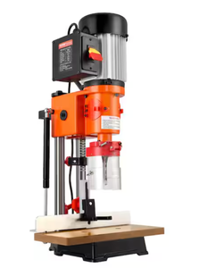 lot 178 image: Benchtop Mortise Machine 8 in. 1 Speed 1725 RPM Drill Press with 12 in. with Chisels
