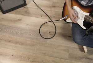 lot 224 image: 14 Boxes Aged Hickory PRO Mute Step Click Vinyl Plank Flooring (335sf total)