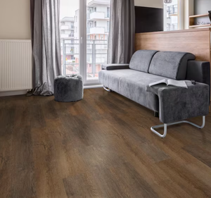 lot 223 image: 23 Boxes Hybrid Rigidcore Laminate Floor Sienna Elmhurst Oak (390sf total)