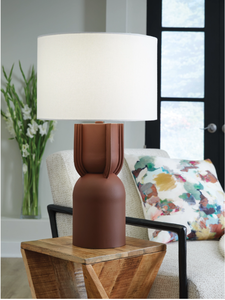 lot 281 image: Ashley Rowandale Table Lamp & Shade L207534