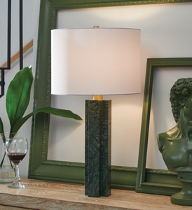 lot 295 image: Ashley Keegan Table Lamp & Shade L429084