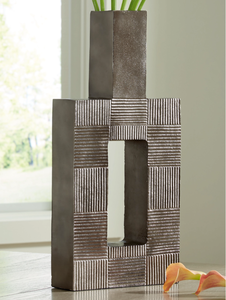 lot 311 image: Ashley Wrengrove Tall Cast Aluminum Vase A2000754