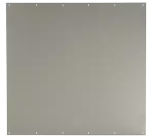 lot 331 image: 36 in. x 36 in. Stainless Steel Commercial Door Kickplate Set of 2