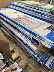 lot 371 image: Large Lot of Closet Organizers (25) Various Sizes Models NEW in boxes