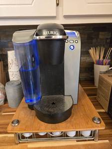 lot 71 image: Keurig Single-Serve Coffee Maker with Pod Storage