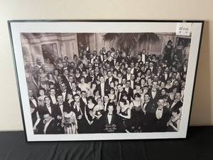 lot 82 image: Large Framed Vintage 1921 Group Photograph - 28x40 inches
