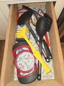 lot 108 image: Collection of Kitchen Utensils Including Grater and Spoon