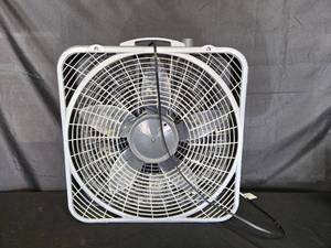 lot 215 image: Used Box Fan with High-Speed Settings