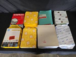 lot 225 image: Assorted Paper Stock for Office Use - 8.5 x 11 inch