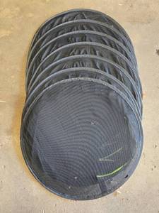 lot 227 image: Black Mesh Collapsible Leaf Bin
