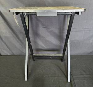 lot 250 image: Vintage Folding Table with Chianti Classico Riserva Design