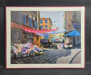 lot 7 image: Framed Sunday Morning Art Print Signed by Shari Hatchett