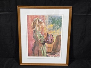 lot 11 image: Signed Limited Edition Print of a Little Girl by Jessica Zemsky - 51950
