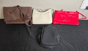 lot 54 image: Set of 4 Assorted Handbags and Backpack