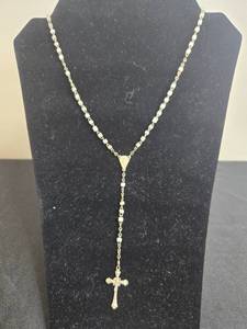 lot 77 image: Collection of Vintage Rosary Beads with Cross Pendants