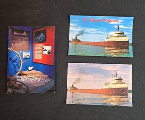 lot 103 image: Set of 3 Edmund Fitzgerald Postcards