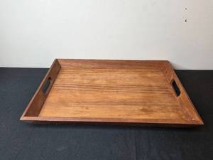 lot 201 image: Metal Model Car w Moveable Parts & Wooden Tray