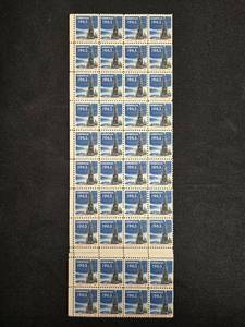 lot 204 image: Collection of Mint Partial Sheets of Vintage Postage Stamps - Christmas, Earth, and Andrew Mellon