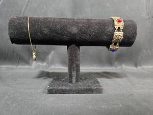 lot 245 image: Bracelet and AnkleWrist Bracelet w Embellishments