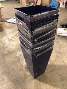 lot 10 image: 12 Pieces of Tall Planters  Customer Returns See Pictures