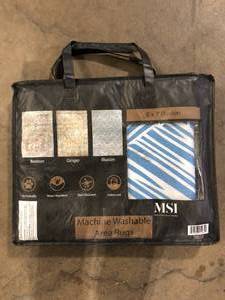 lot 11 image: MSI Machine Washable Area Rug Customer Returns See Pictures