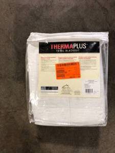 lot 12 image: THERMALOGIC Ventura 78 in. W x 84 in. L Tab Top Total Blackout Curtain Panel Pair, Each Panel  Customer Returns See Pictures