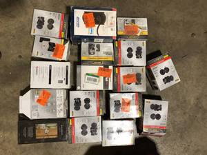 lot 14 image: Lot of Assorted Digital Door Locks and Handles Various Models and Conditions  Customer Returns See Pictures