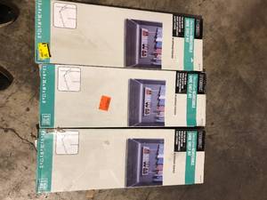 lot 31 image: Lot of Everbilt Decorative Adjustable Shoe Shelf Kit   Customer Returns See Pictures