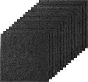 lot 8 image: Lot of VEVOR Carpet Tiles Peel and Stick, 24 x 24 Self Adhesive Carpet Floor Tile, Soft Padded Carpet Tiles, Easy Install, for Bedroom Living Room Indoor Outdoor (15 Tiles, Carbon Black),(60 sqftBox) Customer Returns See Pictures